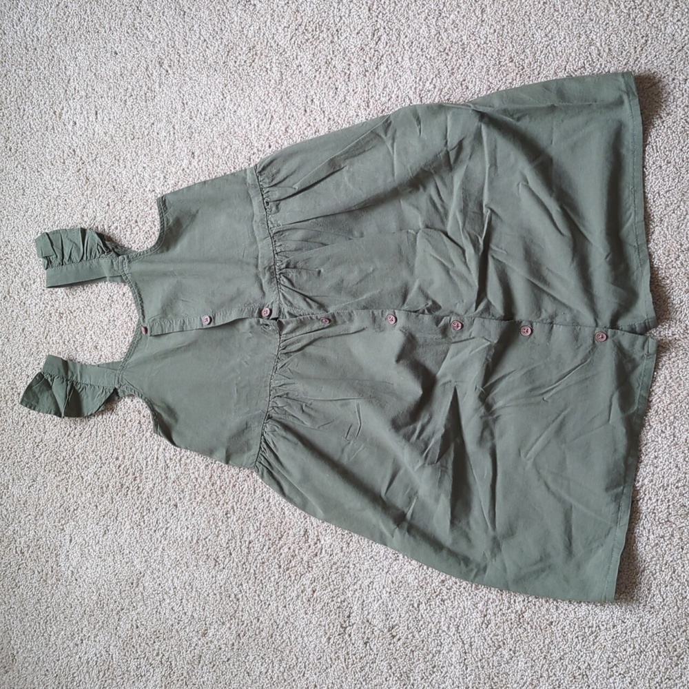 H&M Kids Casual Dress in Olive Green